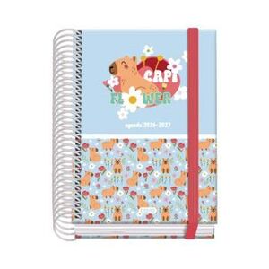 AGENDA ESCOLAR 2026 2027 D/P CAPI FLOWER A6