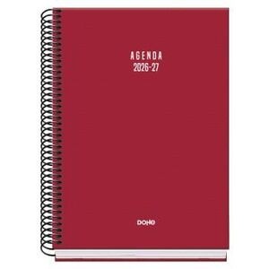 AGENDA ESCOLAR 2026 2027 S/V BURDEOS COLOR VIBES A
