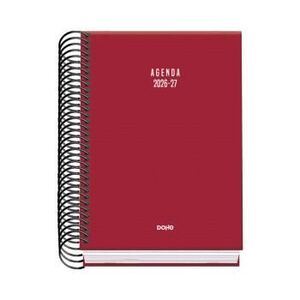 AGENDA ESCOLAR 2026 2027 D/P BURDEOS COLOR VIBES A