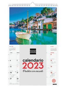 CALENDARIO PARED 2023 25X40 PUEBLOS CON ENCANTO