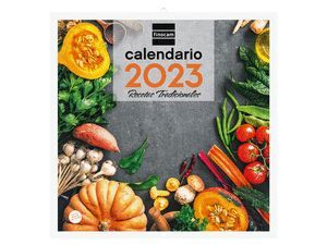 CALENDARIO PARED 2023 30X30 RECETAS TRADICIONALES