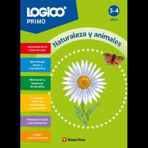 LOGICO PRIMO. NATURALEZA Y ANIMALES (3-4 AÑOS)