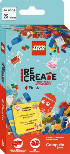 LEGO RECREATE FIESTA CONSTRUCCIÓN TARJETAS CON ACT