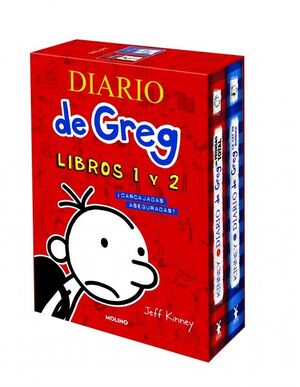 DIARIO DE GREG - LIBROS 1 Y 2 (ESTUCHE CON: UN PRINGAO TOTAL  LA LEY DE RODRICK