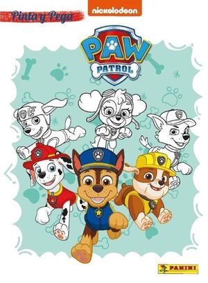 PINTA Y PEGA PAW PATROL