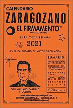 2021 - CALENDARIO ZARAGOZANO - EL FIRMAMENTO