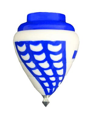 PEONZA SPIDER BICOLOR (COLOR BLANCO-AZUL)