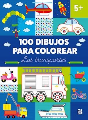 100 DIBUJOS PARA COLOREAR-LOS TRANSPORTES