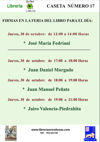 La FELISE de Entre Líneas, jueves 30