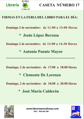 La FELISE de Entre Líneas, domingo 2 de noviembre.